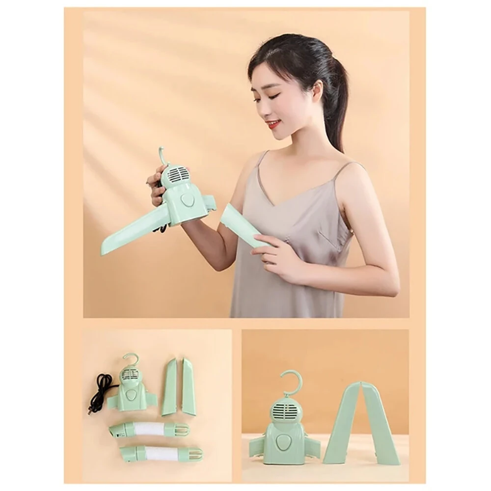 (image for) 150W Portable Drying Clothes Hanger Shoe Dryer Smart Home Small Dryer Warm Air Clothes Dryer for Home Business Trip